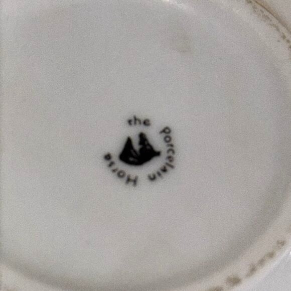 Vintage Porcelain Horse Mug TWHEA Spring Fling Design - Picture 3 of 6